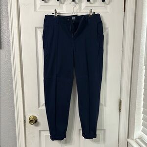 GAP Blue Chino Pants with Tapered Legs